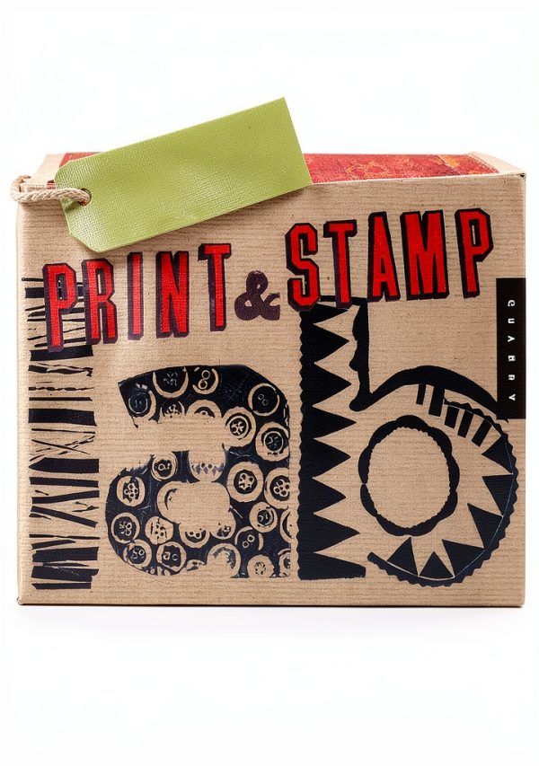 Rubber Stamping Kit for Kids – Quarry Books Illustrated Activity Book-0