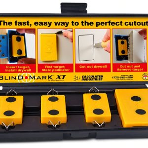 Blind Mark Drywall Locator Tool - Calculated Industries 3 Magnet Kit-0